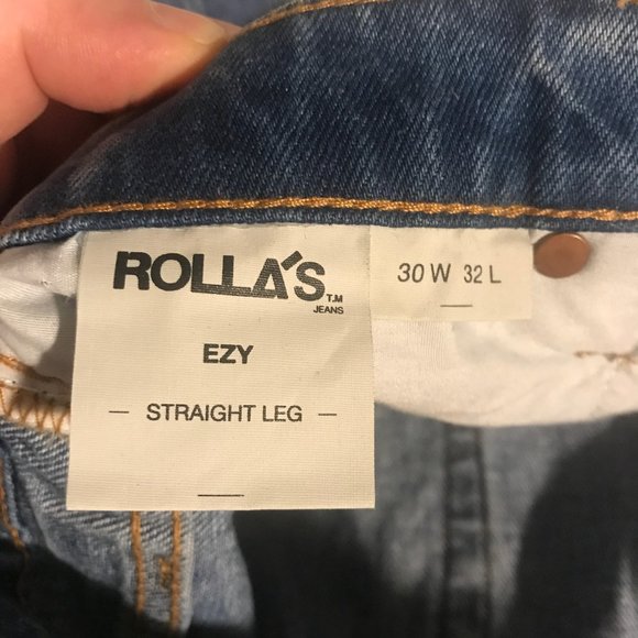 Rolla's Ezy Straight Leg - Mid Stone - 30/32 - Picture 7 of 8